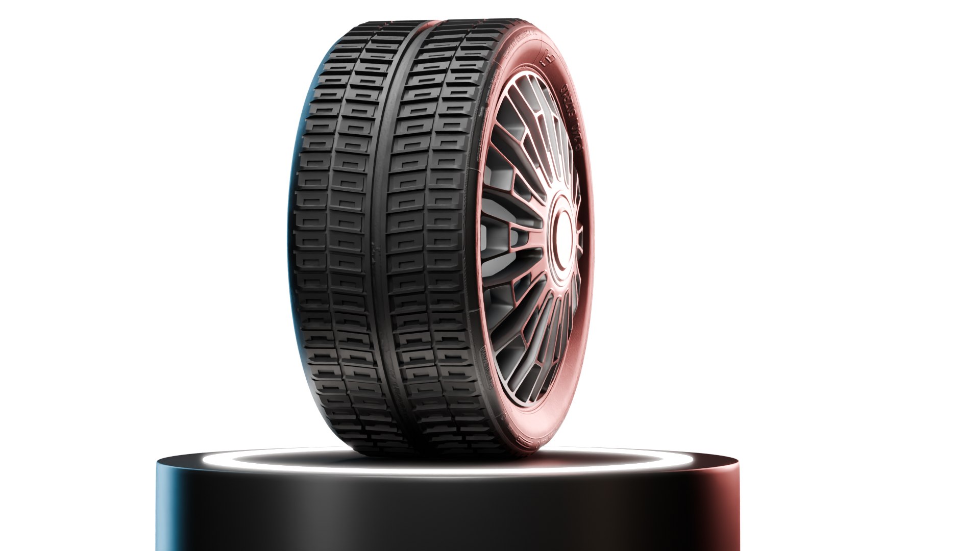 High Detail Wheel 3D Model 4K PBR Textures Game Ready Asset Low-poly 3D ...