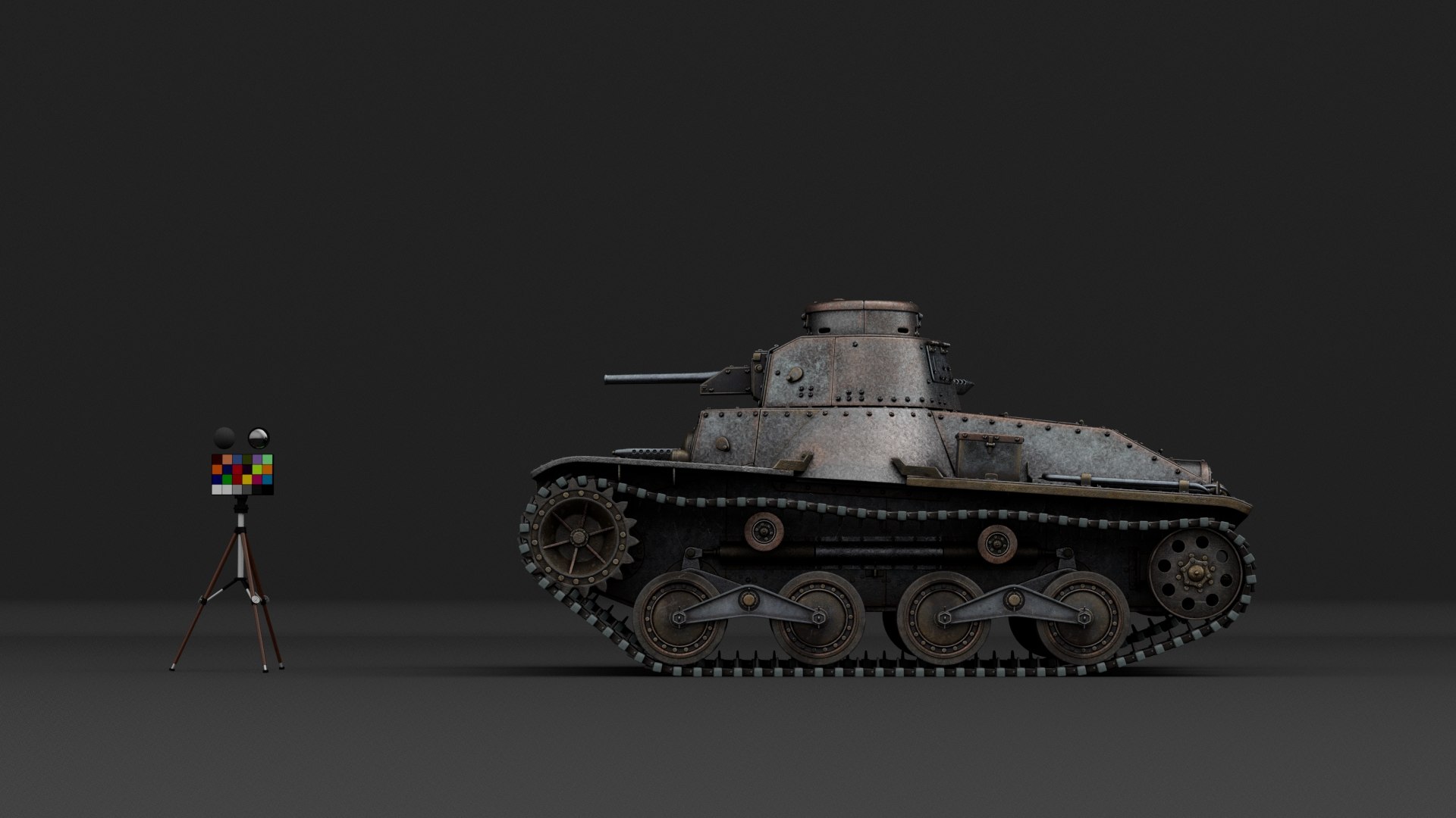 3D Tank 95 Ha-Go - TurboSquid 2299198