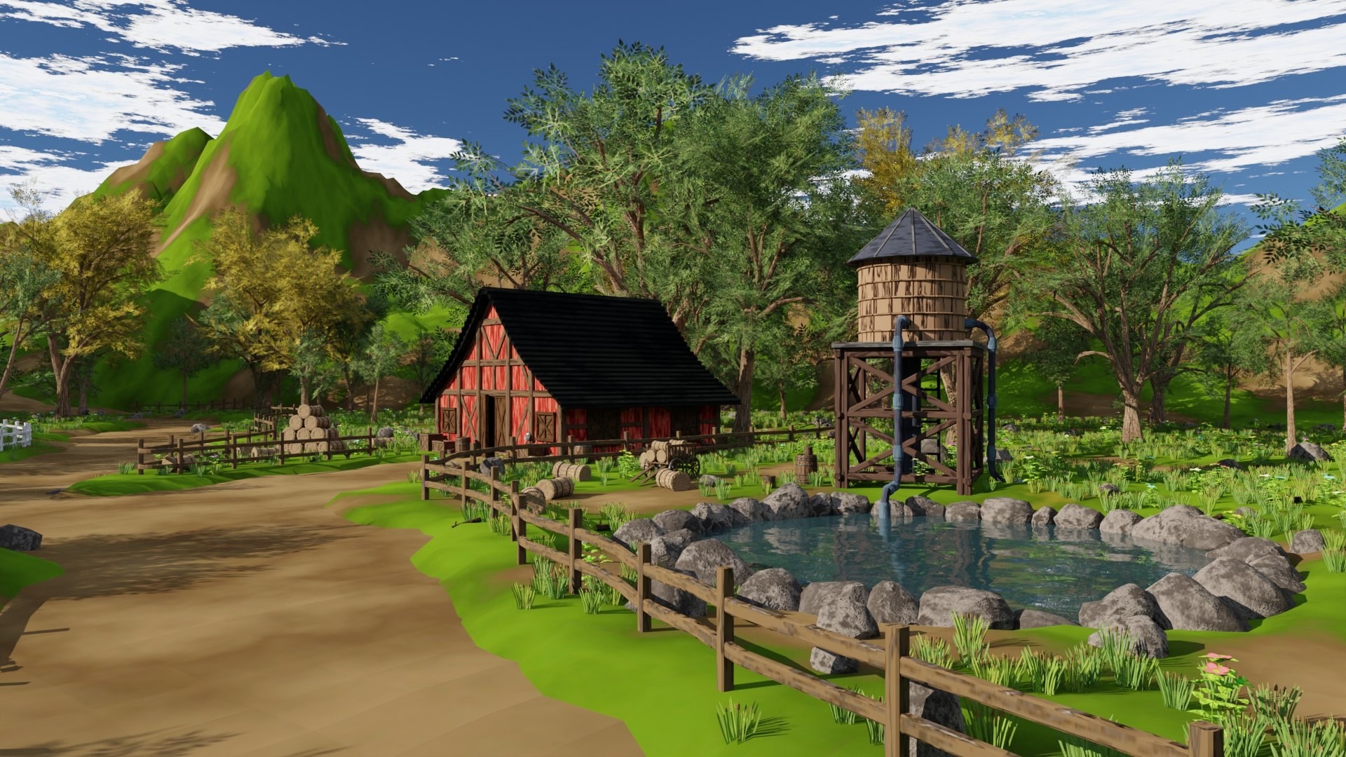 3D Model Farm Field - TurboSquid 2155568
