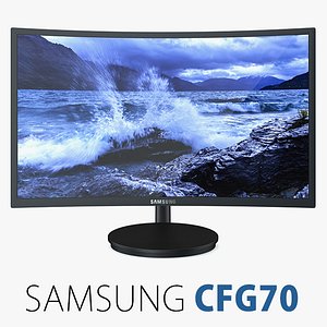 Samsung Ultra WQHD LED Curved Monitor 34-inch 3D Model $40 - .max .3ds .c4d  .fbx .lwo .obj .ma - Free3D