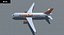 airbus a320 easyjet animation 3d model