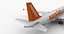 airbus a320 easyjet animation 3d model
