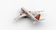 airbus a320 easyjet animation 3d model