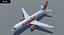 airbus a320 easyjet animation 3d model