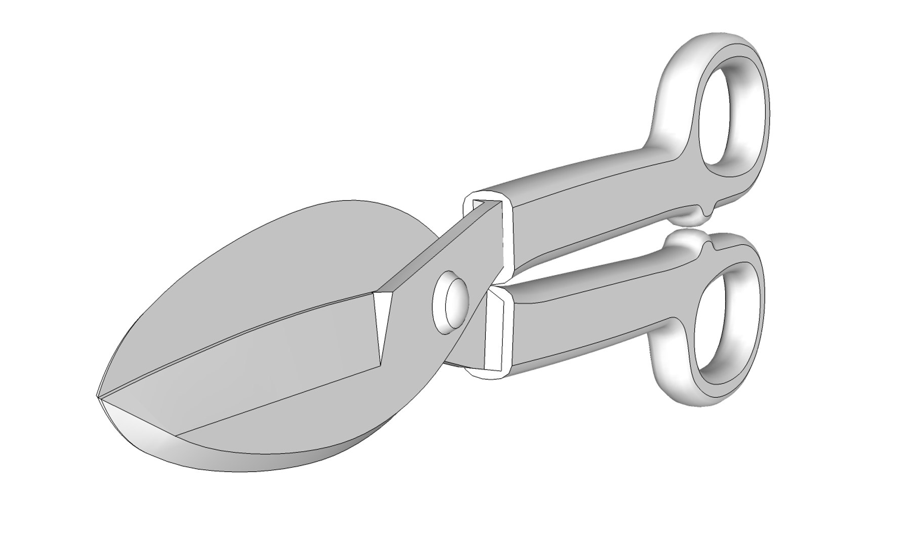 Tin Snips 3D Model - TurboSquid 1365748