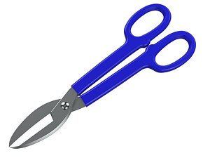 tin snips 3D model