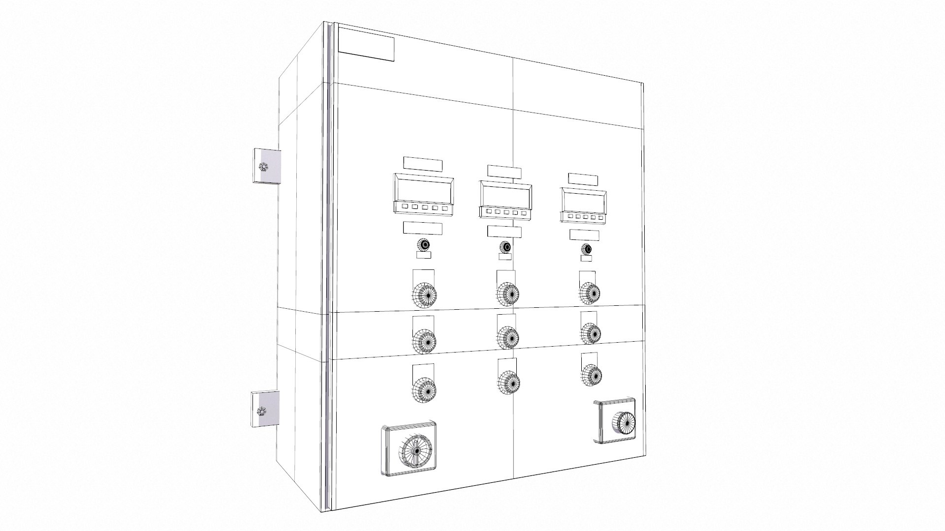 Electrical Panel Board 3D Model - TurboSquid 2372520