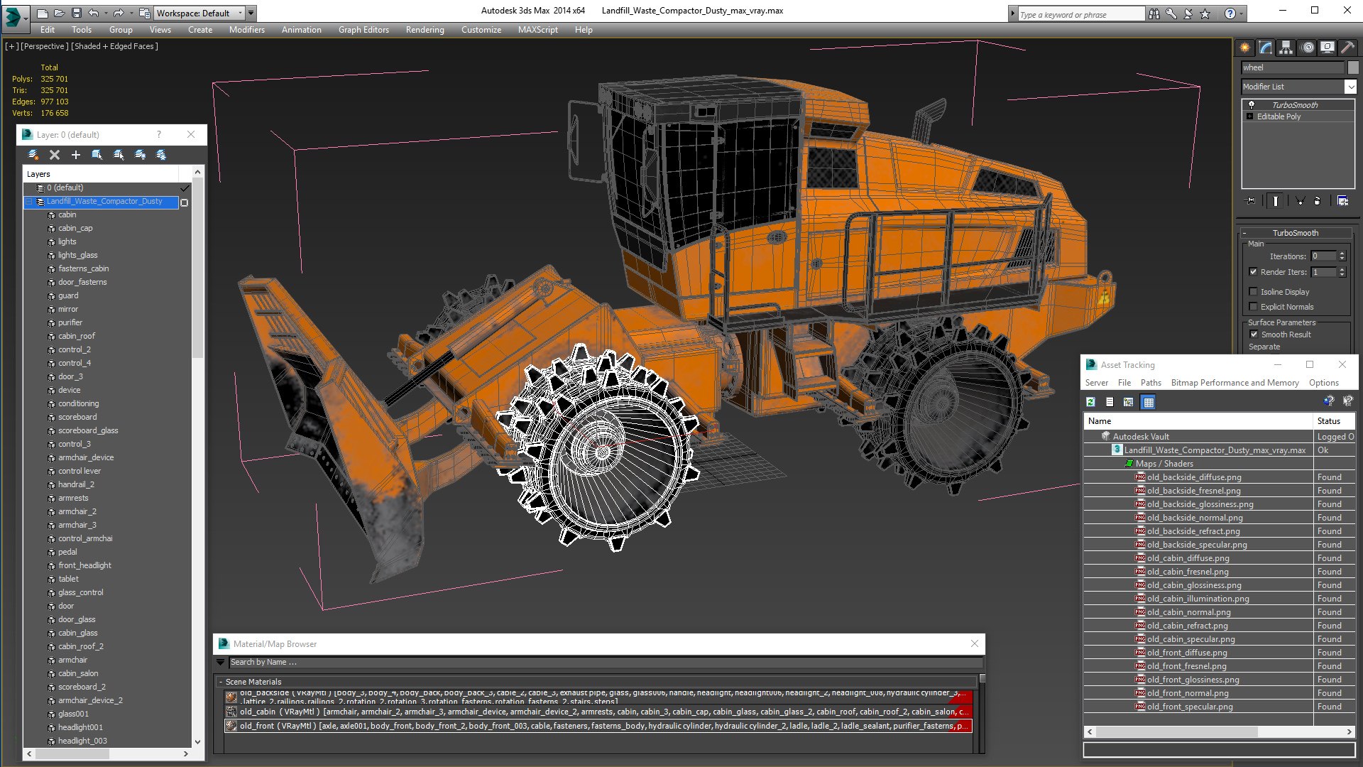 Landfill Waste Compactor Dusty 3D model https://p.turbosquid.com/ts-thumb/FD/7OjXxu/1Q/landfillwastecompactordustyvray3dmodel029/jpg/1630368320/1920x1080/fit_q87/6495c84cf22ac8ad4962a4aae8083b5edf45e42e/landfillwastecompactordustyvray3dmodel029.jpg