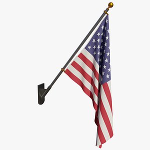 Wall Flag USA model