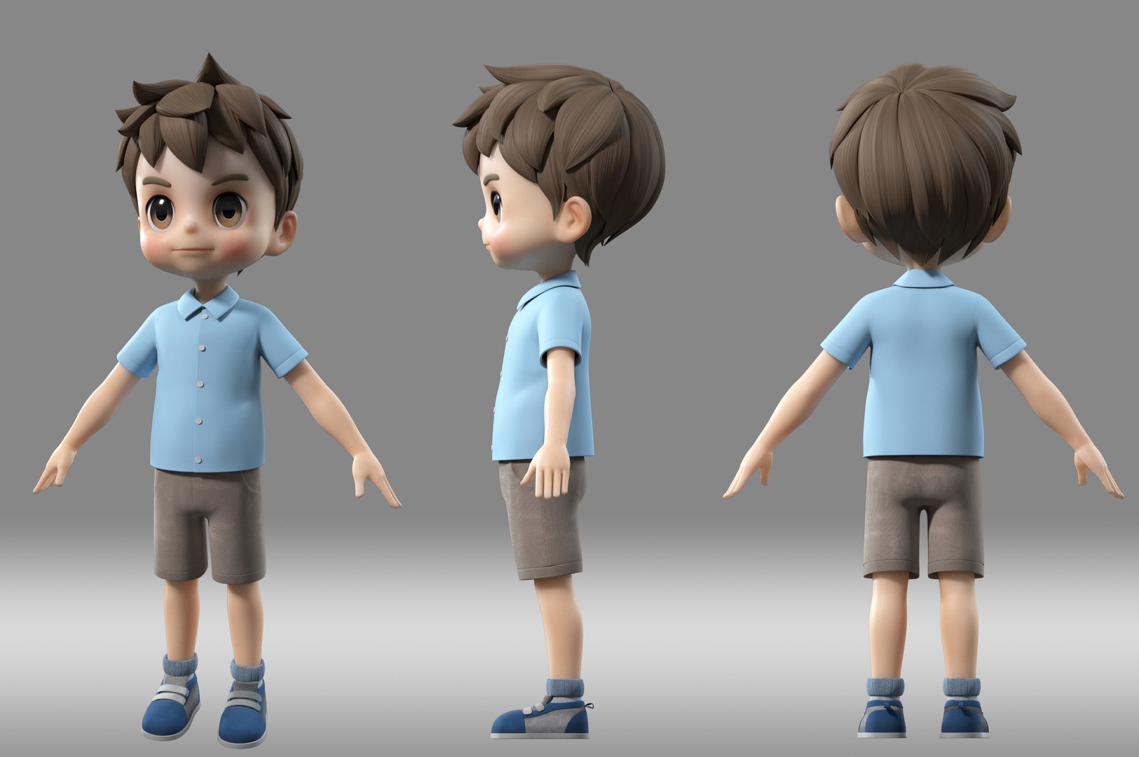 3d character references 3d modelling