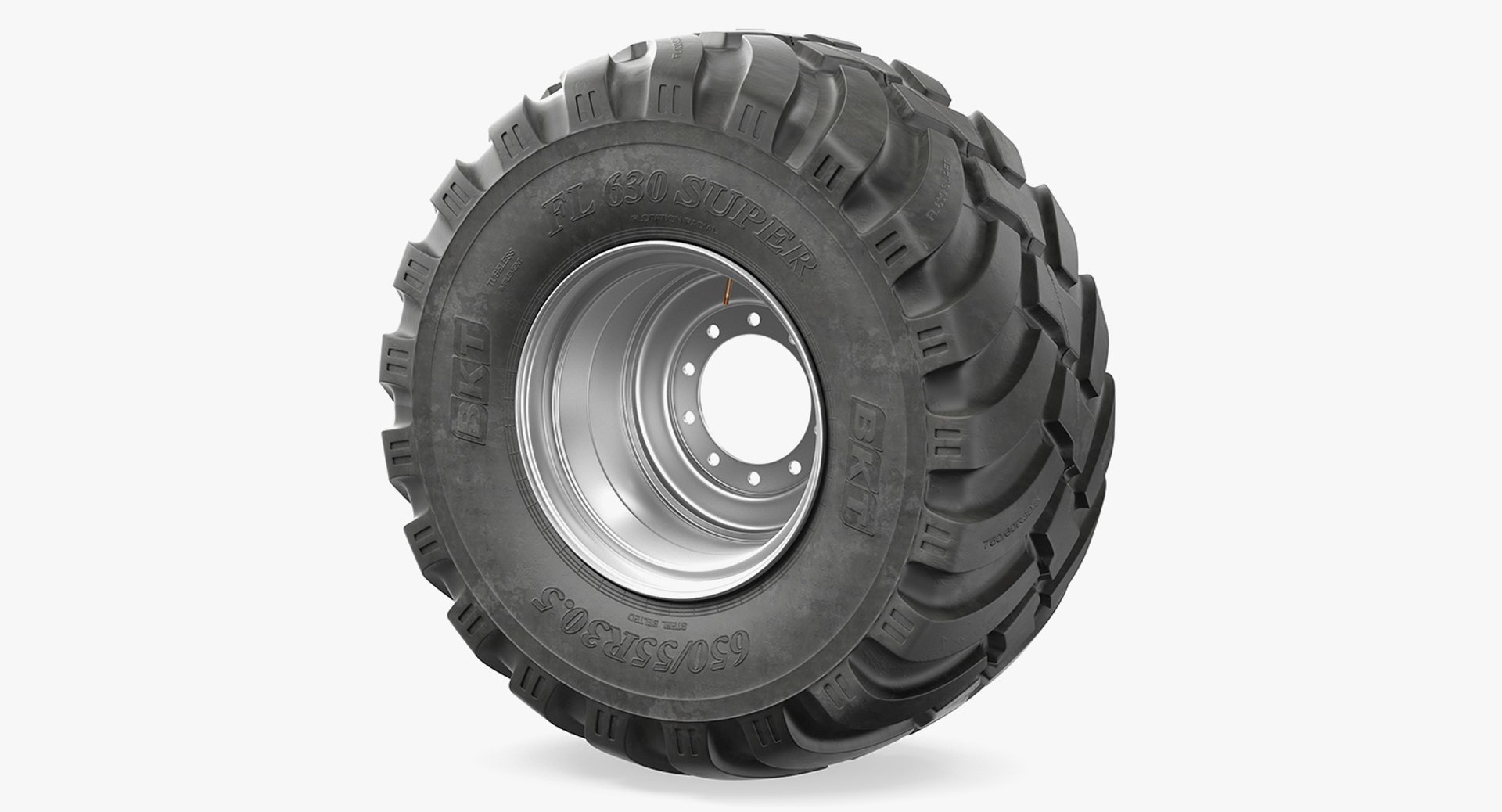 BKT FL630 Tire 3D Model preview