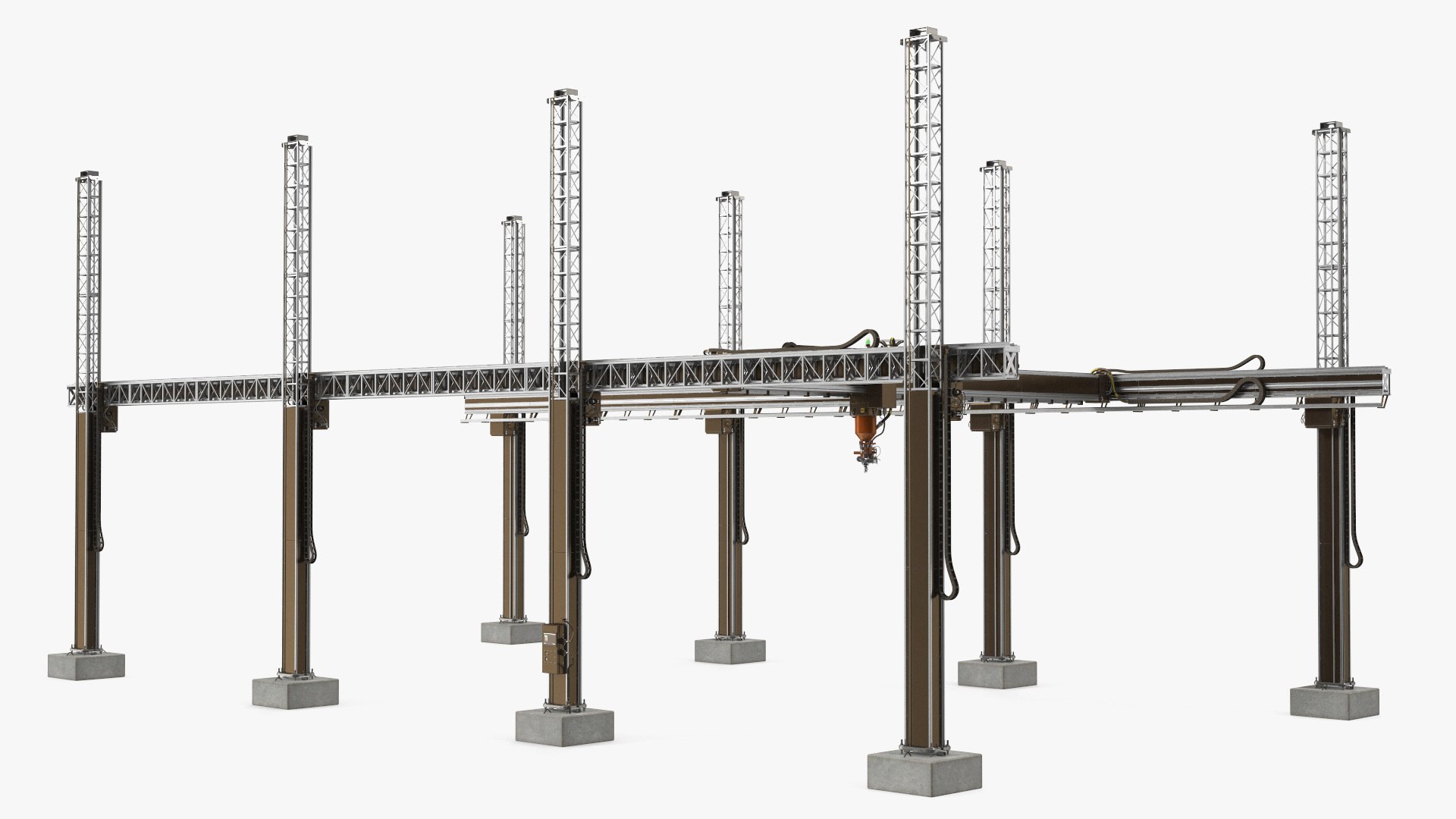 House Construction 3D Printer 3D model preview
