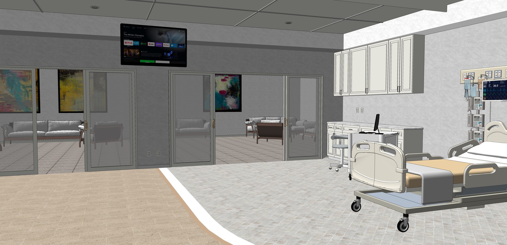 Hospital Room w Lobby 3D model https://p.turbosquid.com/ts-thumb/FD/ErHJIW/NV/005/png/1652806993/1920x1080/fit_q87/fe2b89bcf16b5a5a0d6d34cdcf6d5904af824ab1/005.jpg