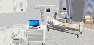Hospital Room w Lobby