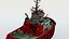 3D Fire Tug Boat