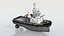 3D Fire Tug Boat