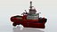 3D Fire Tug Boat