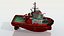 3D Fire Tug Boat