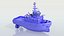 3D Fire Tug Boat
