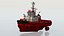 3D Fire Tug Boat
