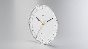 BRAUN WATCH BC17 WALL CLOCK NO GLASS