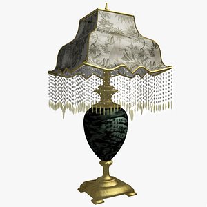 Victorian Beaded Lamp