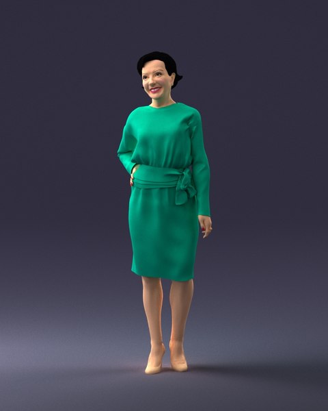 3D scanned human ready