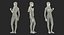 Female Muscular System Anatomy Rigged for Maya 3D Model