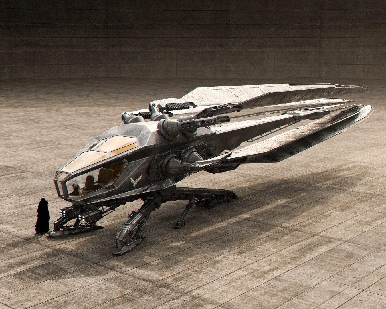 Ornithopter model - TurboSquid 1844191