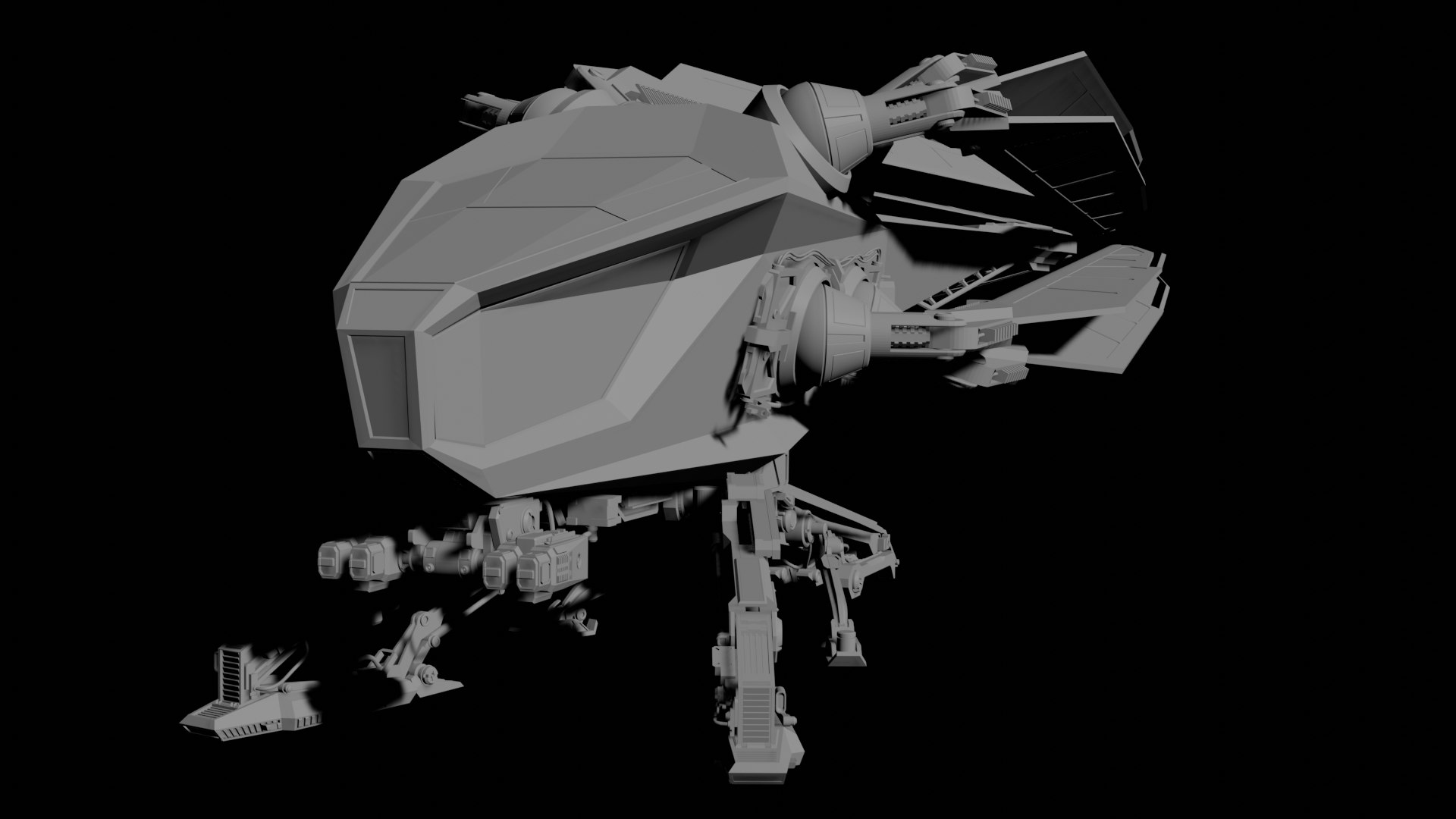 Ornithopter model - TurboSquid 1844191