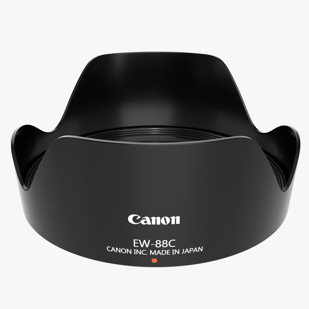3D Canon EW88C Tulip Lens Hood for EF 2470mm f2.8L II USM Lens model