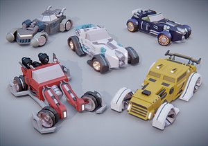 blender car 3D model