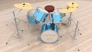 3D model Drum Set