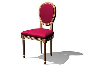 louis xvi chair 3d model