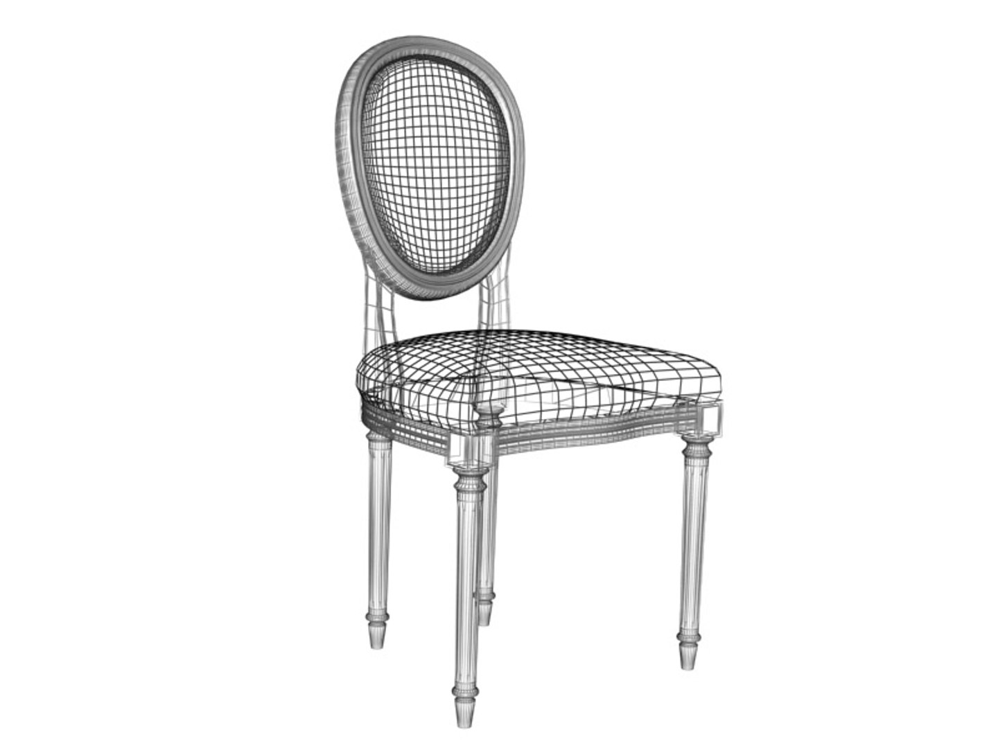 Louis Xvi Chair 3d Model