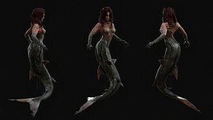 3D Mermaid model