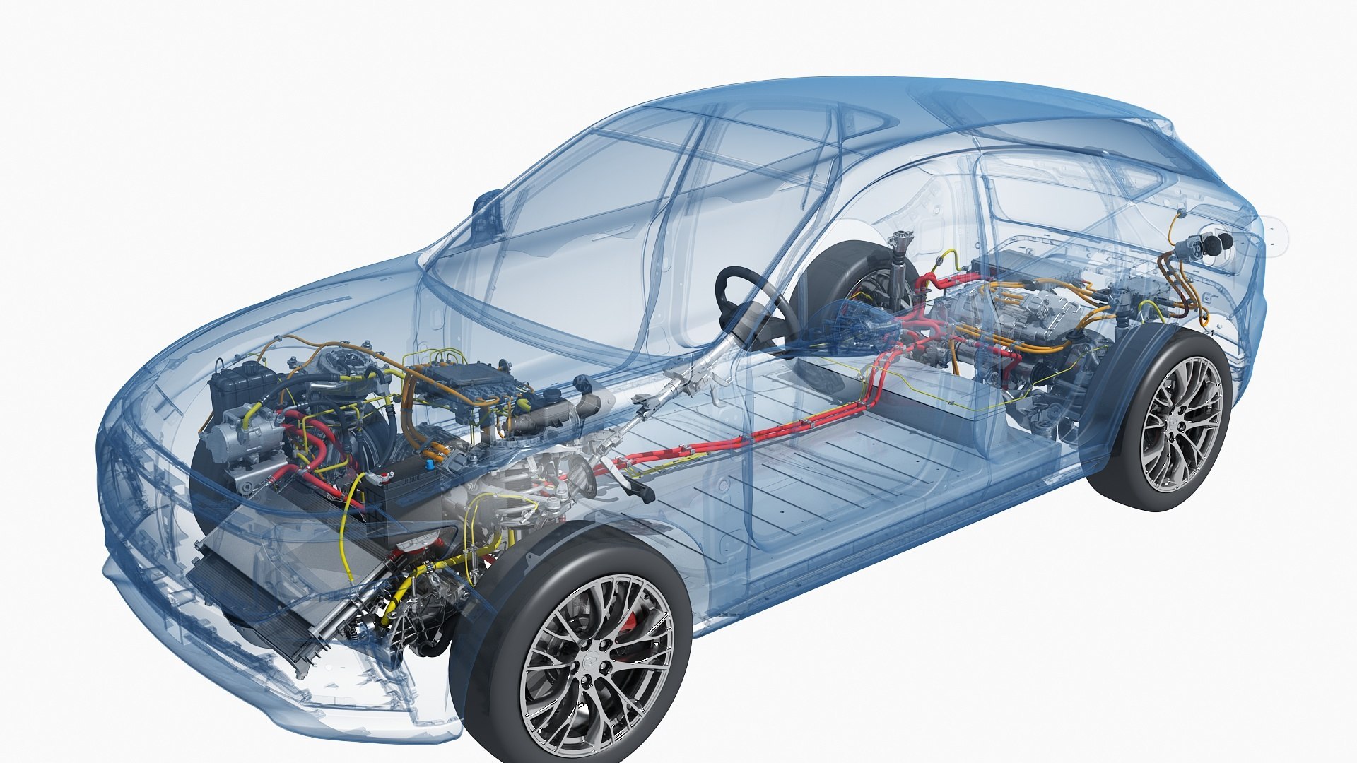 3D model Electric and Hydrogen Chassis Collection - TurboSquid 2053180