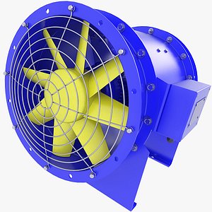 fan duct ventilation 3D