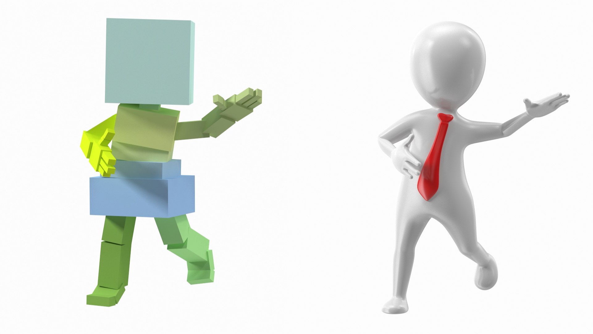 Waving Stickman With Red Tie 3D Model $29 - .3ds .blend .c4d .fbx .max .ma  .lxo .obj .usdz .gltf .upk .unitypackage - Free3D