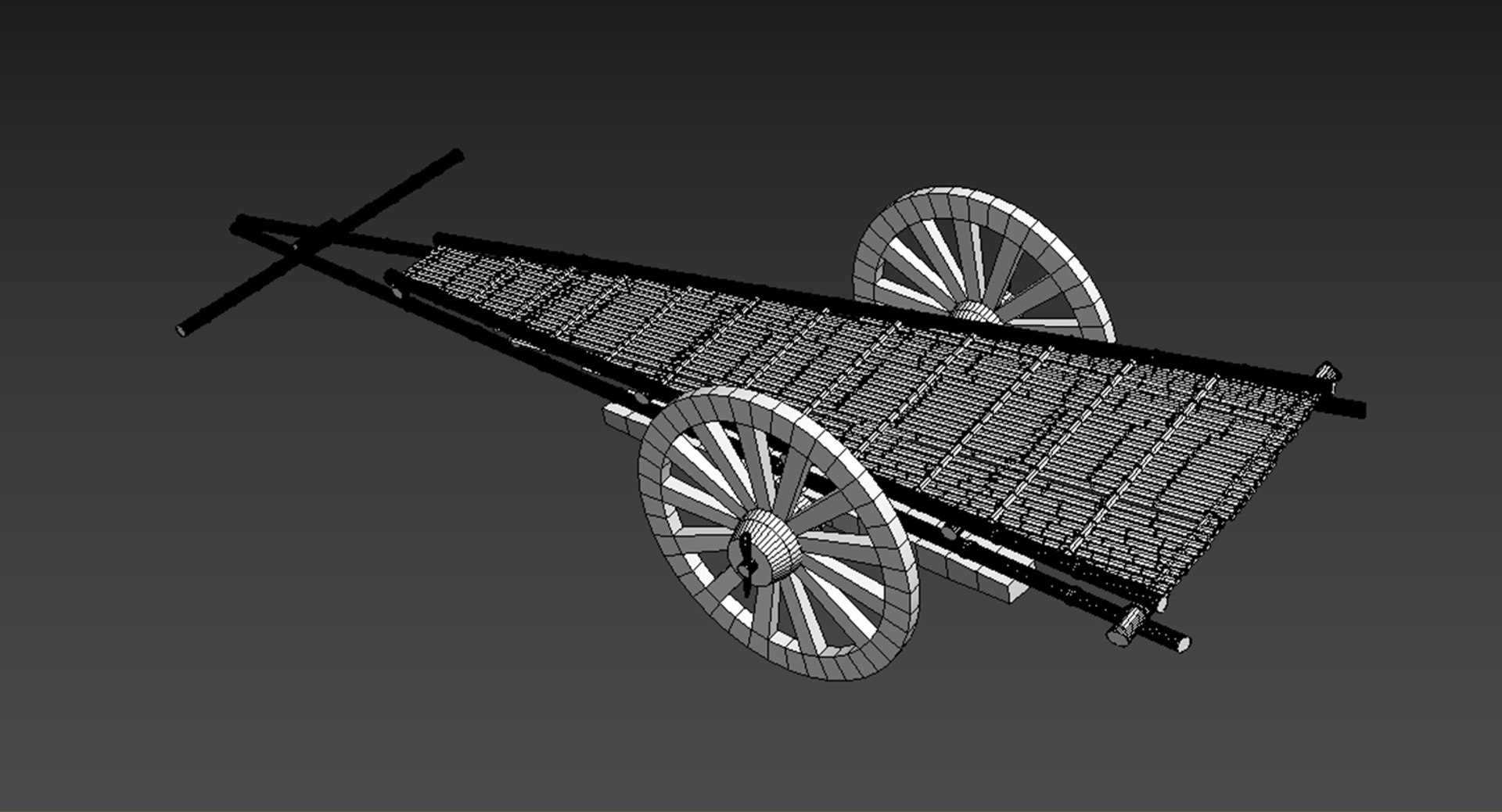 Cow carriage 3D model - TurboSquid 1510287