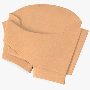 Crumpled French Fry Box Craft Paper Generic