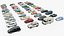 3D model 46 cars