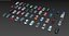 3D model 46 cars