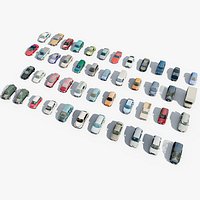 46 Cars Low Poly