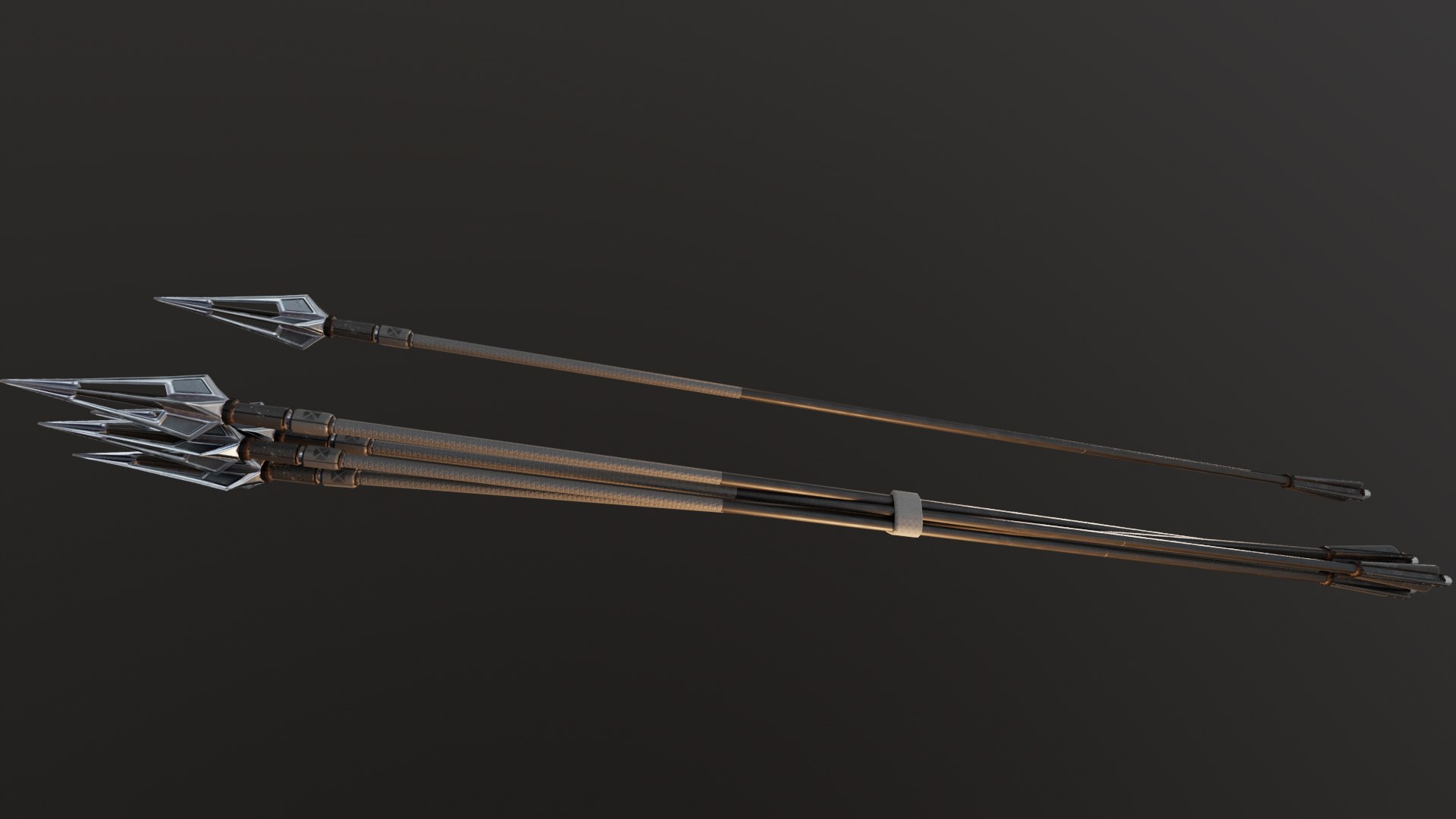 3D Sci-Fi Arrows Model - TurboSquid 2279160