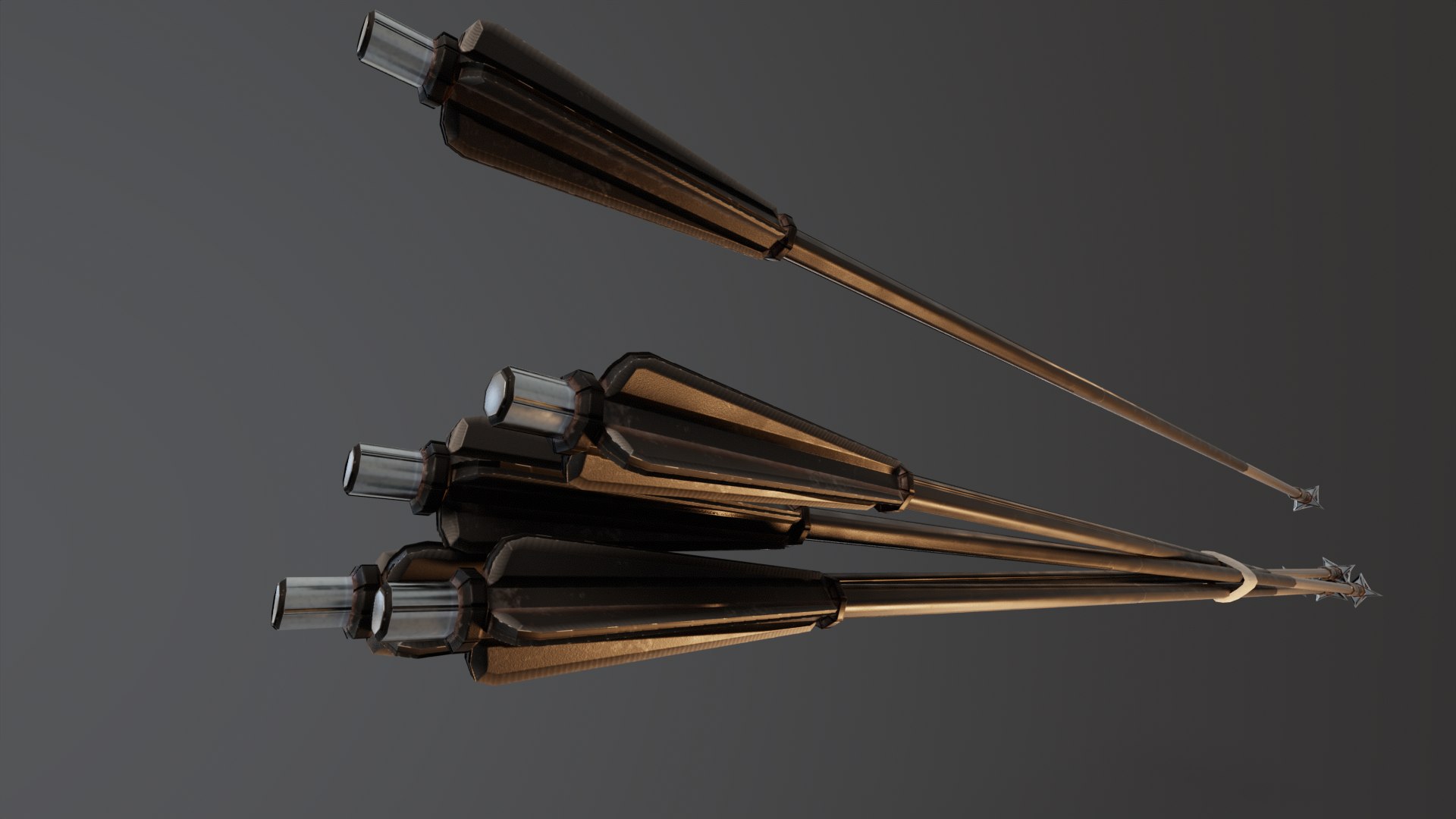 3D Sci-Fi Arrows Model - TurboSquid 2279160
