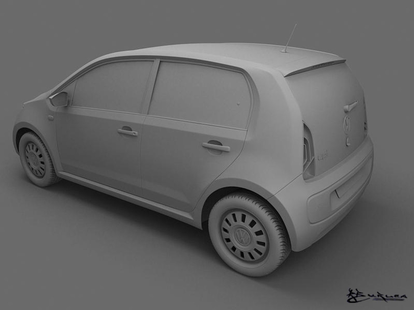 volkswagen up! 5door 2013 3d model