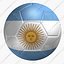 soccer ball argentina flag 3ds