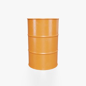 Steel Barrel - Orange - Clean
