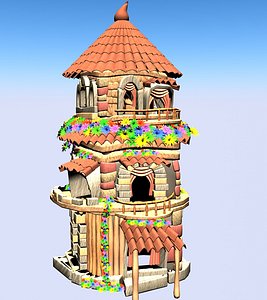 cartoon house
